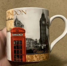 London Coffee Mug 14oz The Leonardo Collection Made In England CLASSIC LONDON