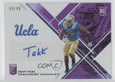 2017 Elite Draft Picks Aspirations Purple 69/99 Takkarist McKinley #248 Auto 0c2