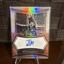 2025 Panini Select WNBA - Signatures Rayah Marshall #SG-RM (AU, RC)