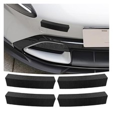4PCS Car Door Edge Guards, EVA Foam Bumper Guard Strip with Self Black