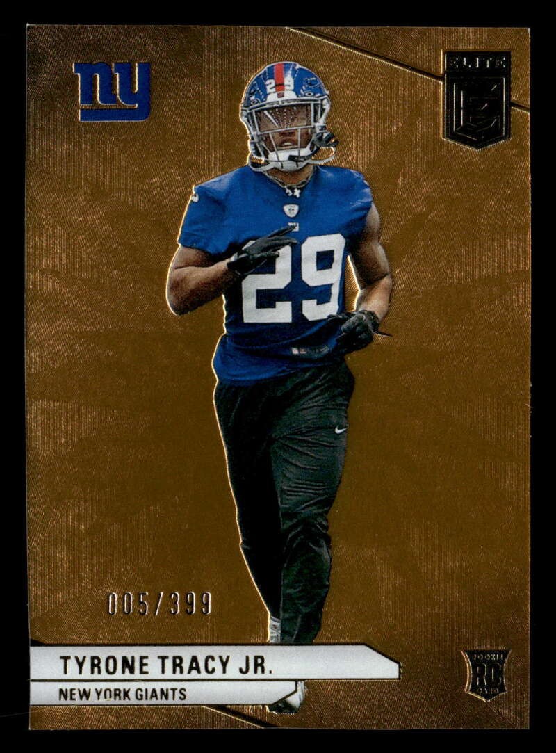 2024 Donruss Elite Tyrone Tracy Jr. Orange /399 #144 Rookie Giants U9872