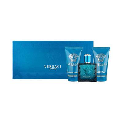 Versace Eros 3 Piece Mini EDT Gift Set for Men - New in Box