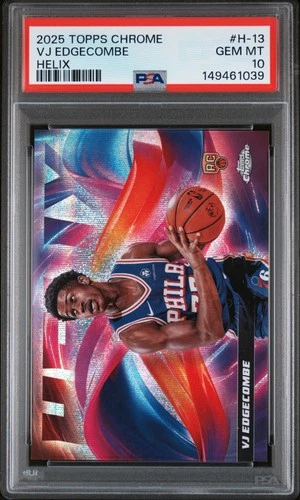 2025 Topps Chrome VJ Edgecombe Base (PSA 10)