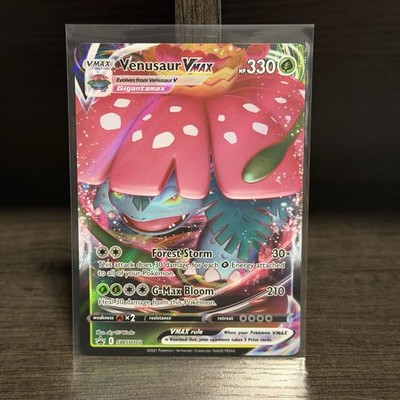 Venusaur VMAX Promo SWSH Sword & Shield Promo Cards SWSH102 NM Holo Regular Size