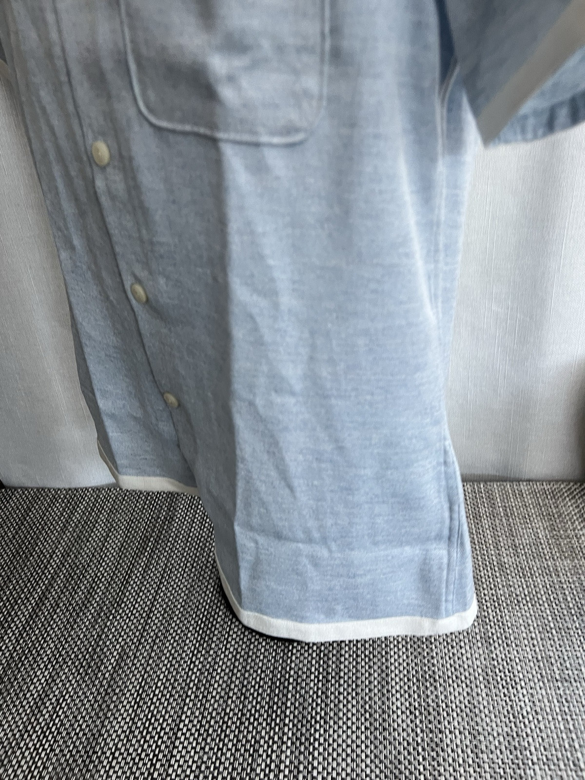 New Men's REISS Light Blue Long Sleeve Shirt image 4