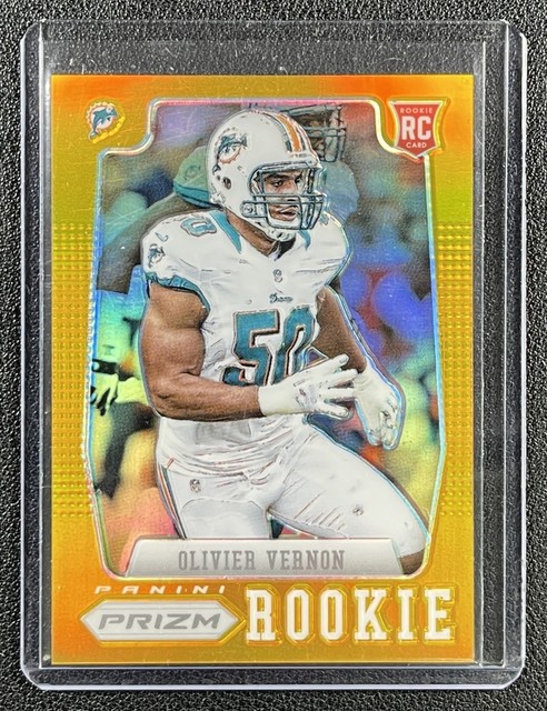 Olivier Vernon 2012 Panini Prizm #288 Rookie Gold RC 1/10 Delphine
