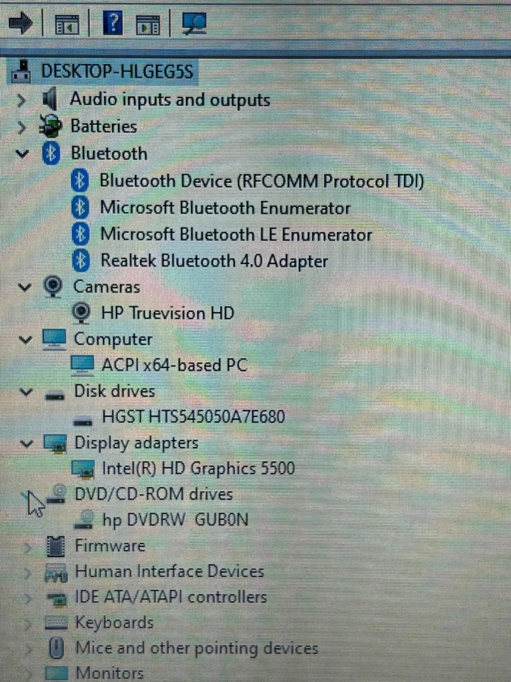 HP 350 G2 15.6" Screen Laptop Core i5-5200U  500GB HDD 4GB Ram Windows 10 Pro - Image 2 of 4