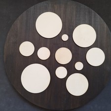 Holzscheibe 4mm  Rund Holz Scheiben Kreis Sperrholz Basteln Pappel 20mm - 200mm