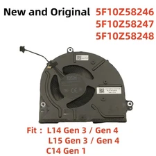 CPU Fan Cooler For Lenovo Thinkpad L14 L15 Gen3 Gen4 C14 Gen1 5F10Z58246/47/48