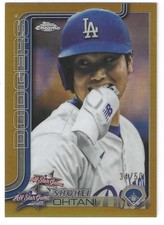2025 Topps Chrome Update Shohei Ohtani #ASGC-18 ASG Image Variation Gold /50 SSP