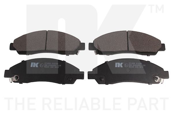 NK Bremsbelagsatz, Scheibenbremse 221408 FüR Isuzu-image