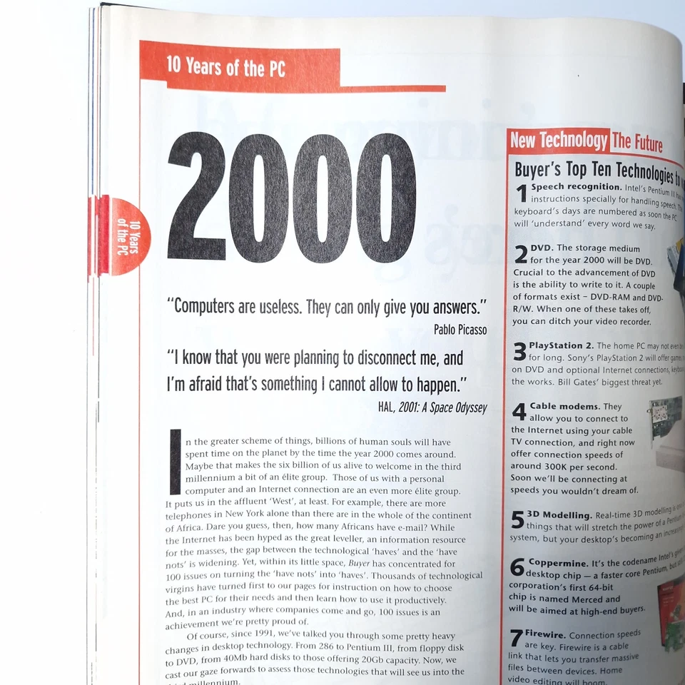 Computer Buyer Magazine 100th Issue SPECIAL 100% PC Pentium Notebooks Sept 1999 - Image 4 of 4