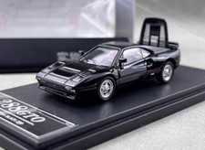 EY HM 1:64 Black 288 GTO Racing Sports Classic Model Diecast Collect Car