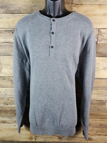 Eddie Bauer Sweater Men Size TXL Gray 