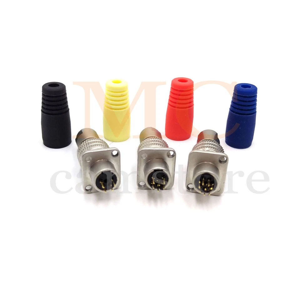 Hirose MXR-8P-8P 4 6 8pin aviation plug,for Sony RCP-1500 CNC industrial camera - Image 4 of 4