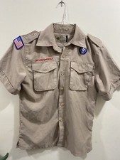 Boy Scout YOUTH L VENTED Official MICROFIBER Uniform SOFT Quick Dry Shirt F300