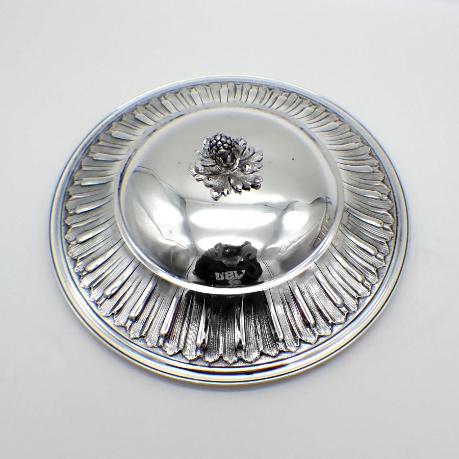 Antique French Covered Bowl Dish Sterling Silver 19th Century | eBay