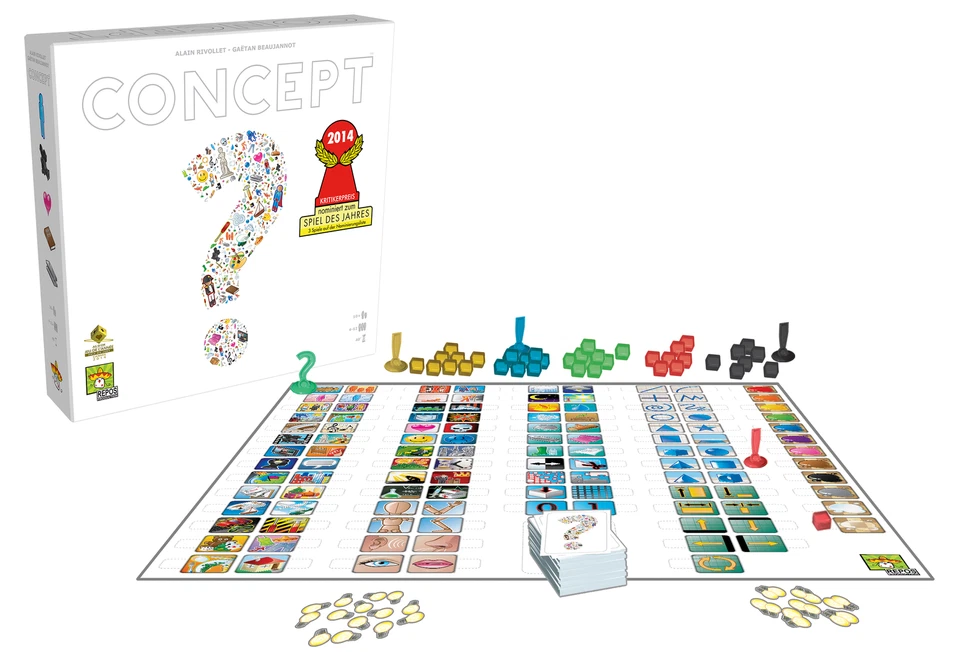 Concept Brettspiel Deutsch, Repos Production / Asmodee - Bild 2 von 2
