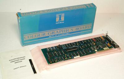 Vintage Inforem Colour Graphics Adaptor CGA Board + Printer Port - IBM PC, XT, AT