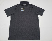 Under Armour ISO Chill Polo Mens Performance Loose SL 1377294-001 Black