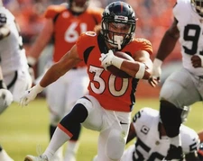 PHILIP LINDSAY DENVER BRONCOS 8X10 SPORTS PHOTO (OO)