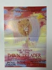The Voyage Of The Dawn Treader The Palace Theatre  Window Poster 1988 - GC
