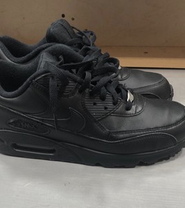 air max 90 preto de couro