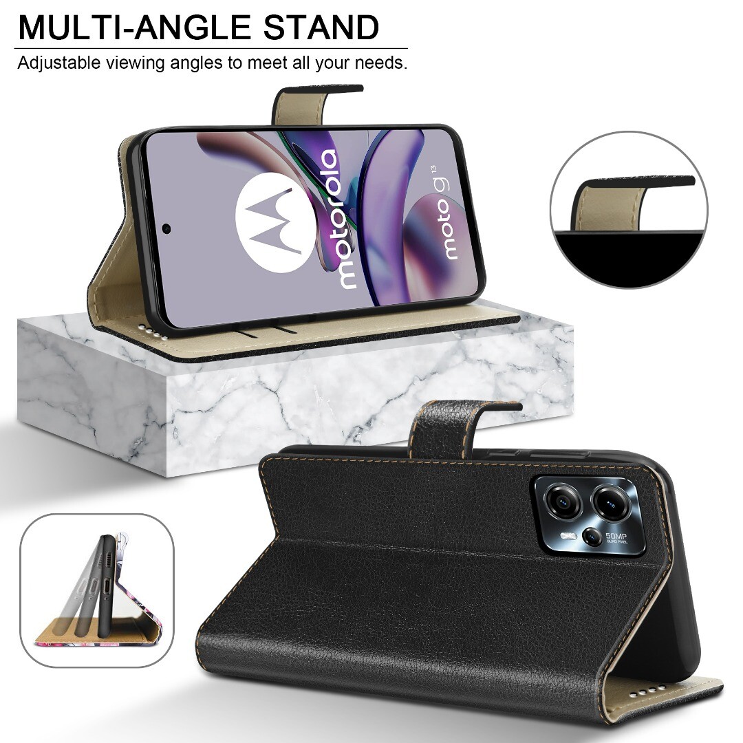 Custodia x MOTOROLA MOTO E13 XT2345 COVER flip LIBRO STAND magnetica PORTAFOGLIO