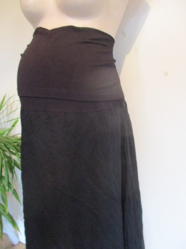ARABELLA B MATERNITY BLACK CHIFFON SMART SKIRT SIZE XL 14-16 BNWT - Picture 2 of 2