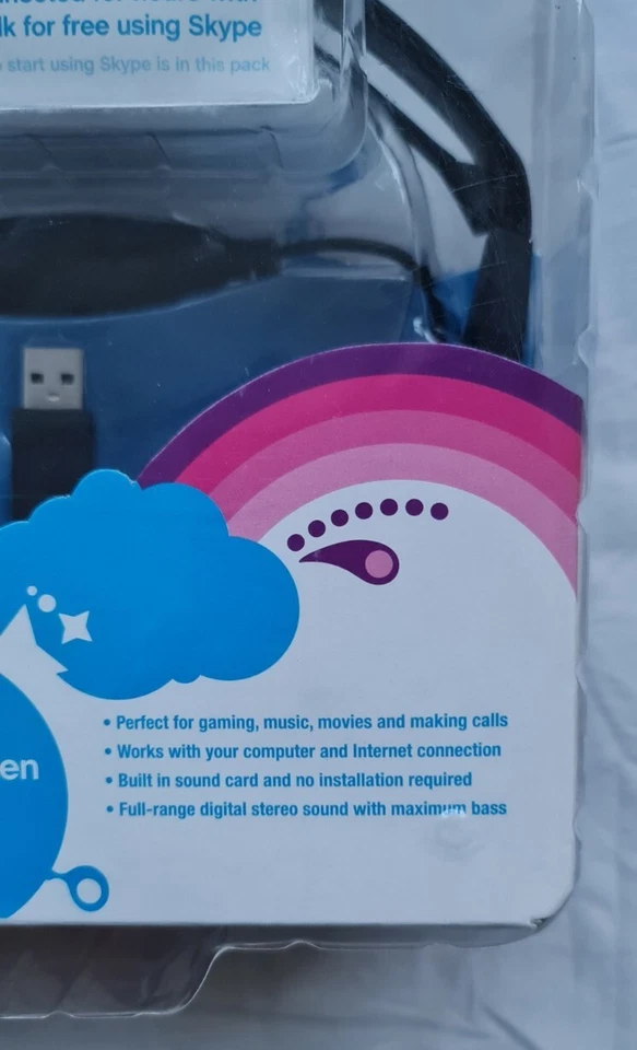Skype USB Headset Black - New - Image 4 of 4