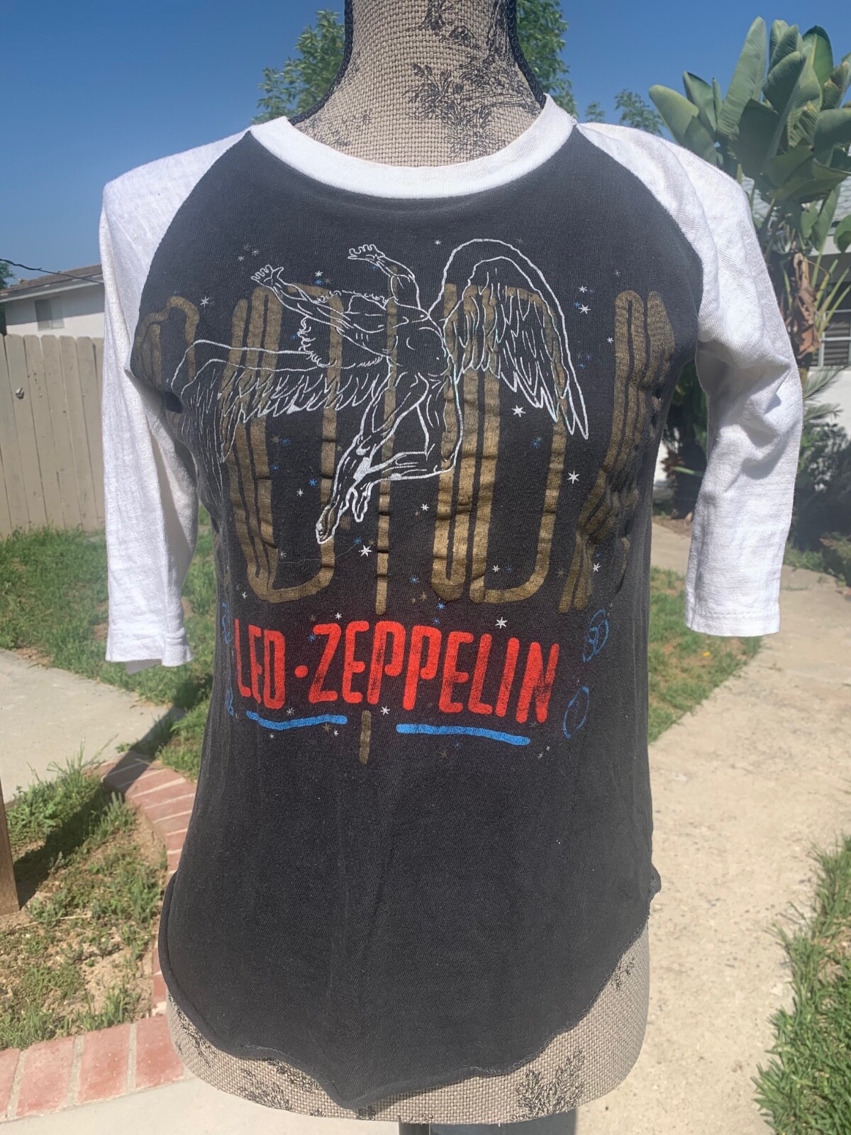 RaRe ViNtAgE LED ZEPPELIN 1970's raglan baseball t-shirt | eBay