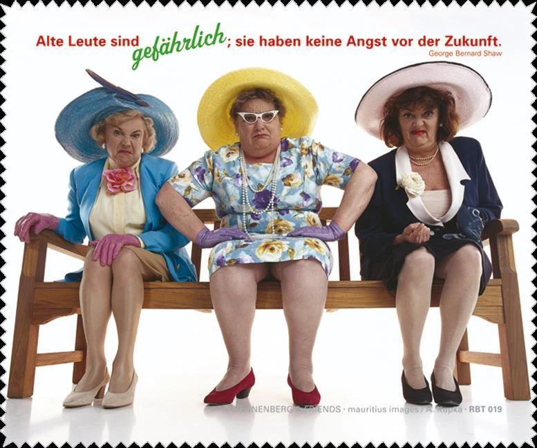 Brillenputztuch "Alte Leute sind gefährlich" Rannenberg & Friends - Microfaser