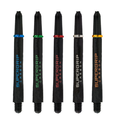 Harrows Supergrip Carbon Shaft mit Ring Dartschaft Farbe Größe wählbar Rabatt 