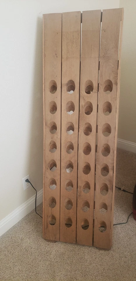 Vintage Original French OAK Champagne Riddling Rack - Image 4 of 4