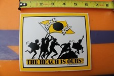 Black Ball Bodyboarders Only Beach Is Ours Boogie V23B Vintage Surfing STICKER