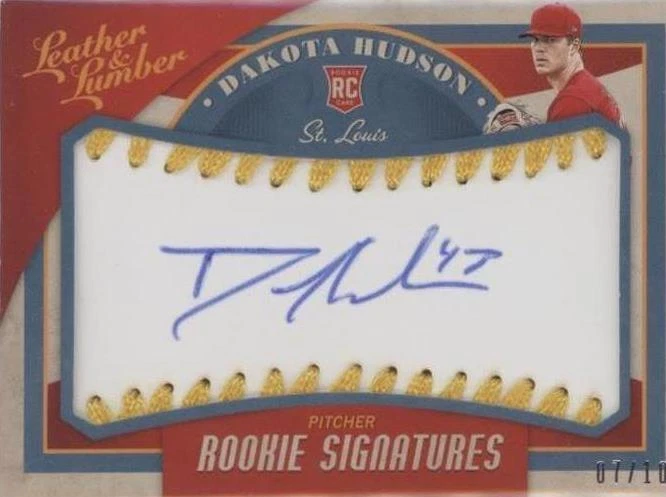 Rookie Signatures Baseball Gold
