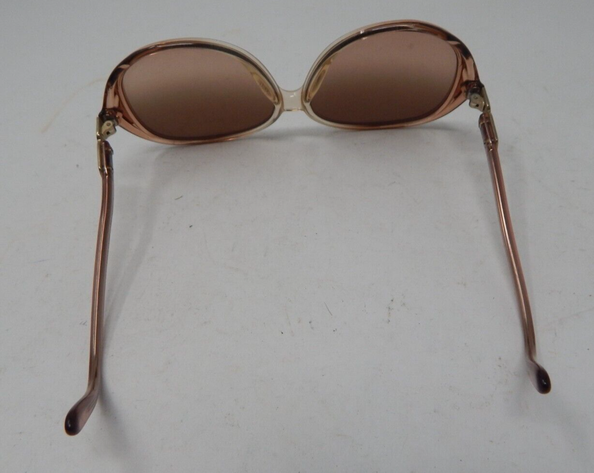 Vintage Luxottica 1312 Avant Garde Brown Gold Oval  display picture 1