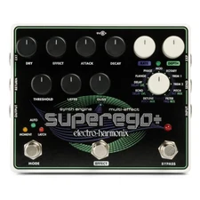 Mint Electro-Harmonix EHX Superego+ Plus Synth Engine Guitar F/X Pedal Stompbox