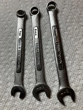 3 pc Craftsman Metric Combination Wrench Set 7,8,9 mm PN 42911, 42912, 42913