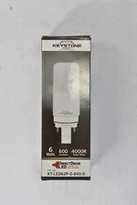 Keystone Direct Drive LED Light Bulb Replacement Cool White KT-LED62P-O-840-D