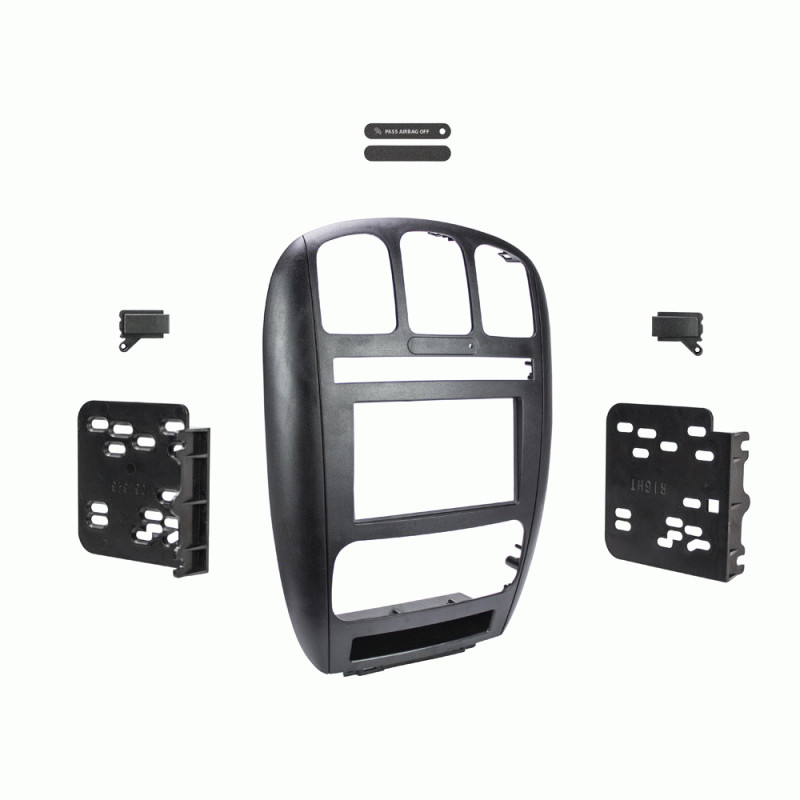METRA 95-6539 / DOUBLE DIN RADIO DASH KIT 2001-2007 CARAVAN / TOWN & COUNTRY