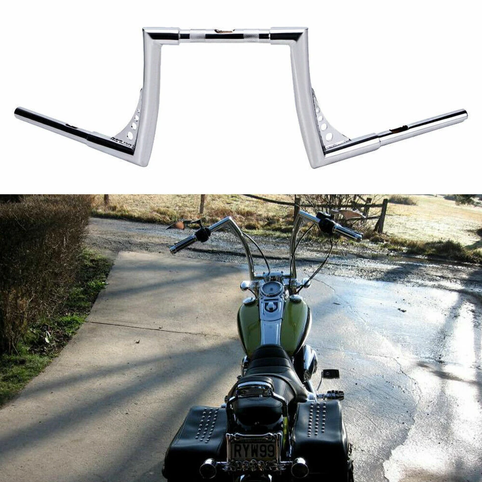 10inch Ape Hanger Handlebar For Yamaha Road Star Virago V-Star 1100/1300 New - Изображение 4 из 4
