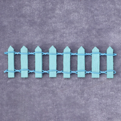 Sharplace Miniaturzaun Set 1:12 - Holz Geländer Für Puppenhaus Garten & Balkon