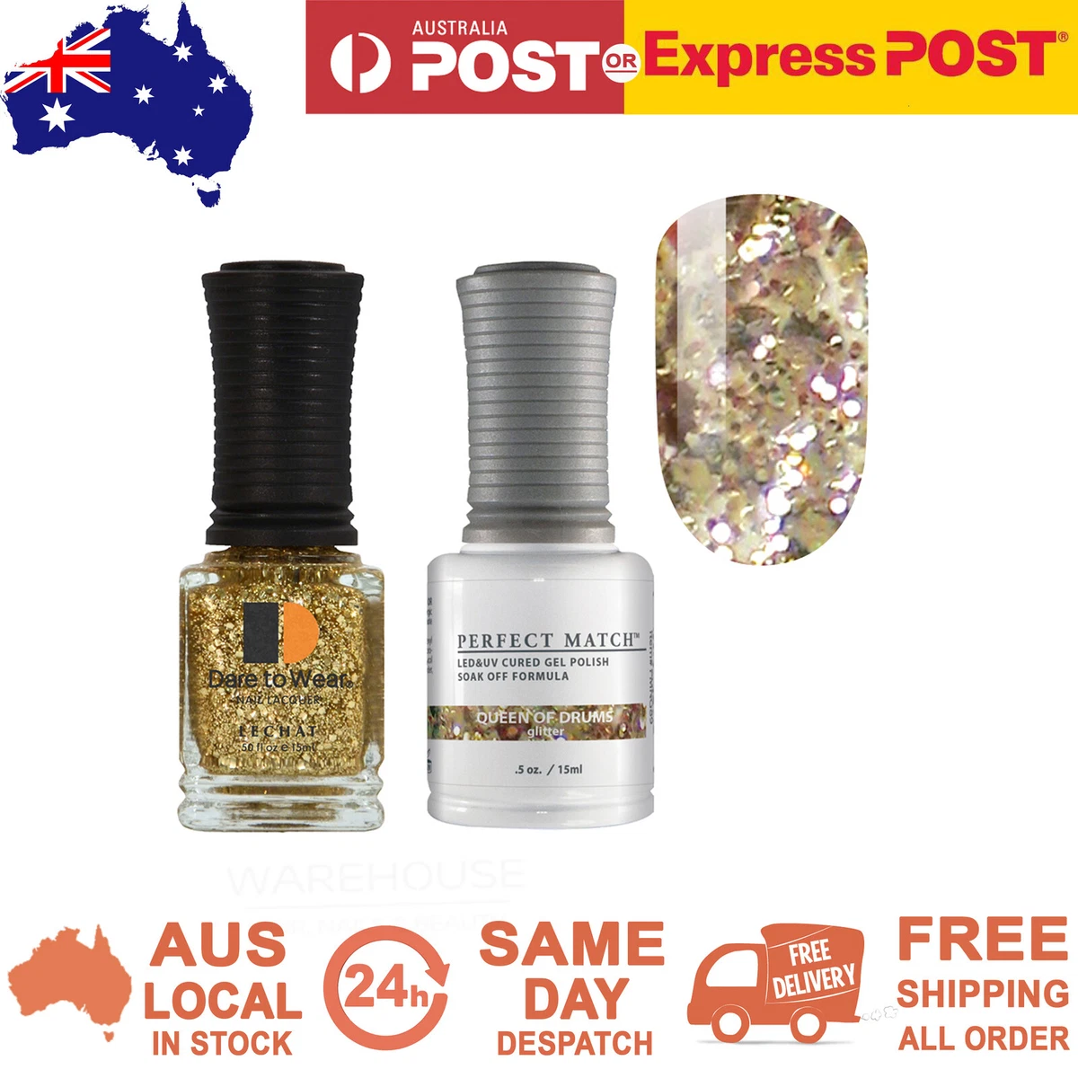 Perfect Match Gel Polish UV LED Nail Lacquer Duo PMS089 Queen Of