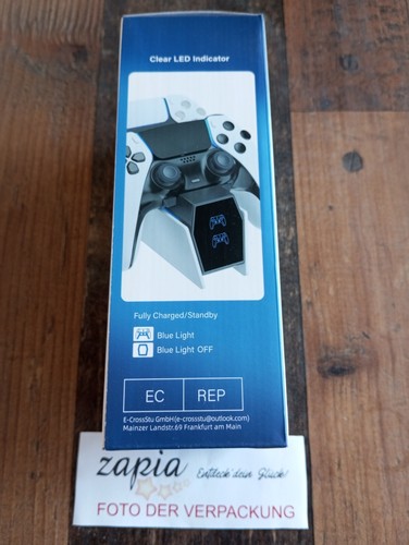 NΕЦ & ОѴP: PS5 (Schnell-) Ladestation für PS5 & Edge-Controller m. LED Anzeige - Bild 4 von 4