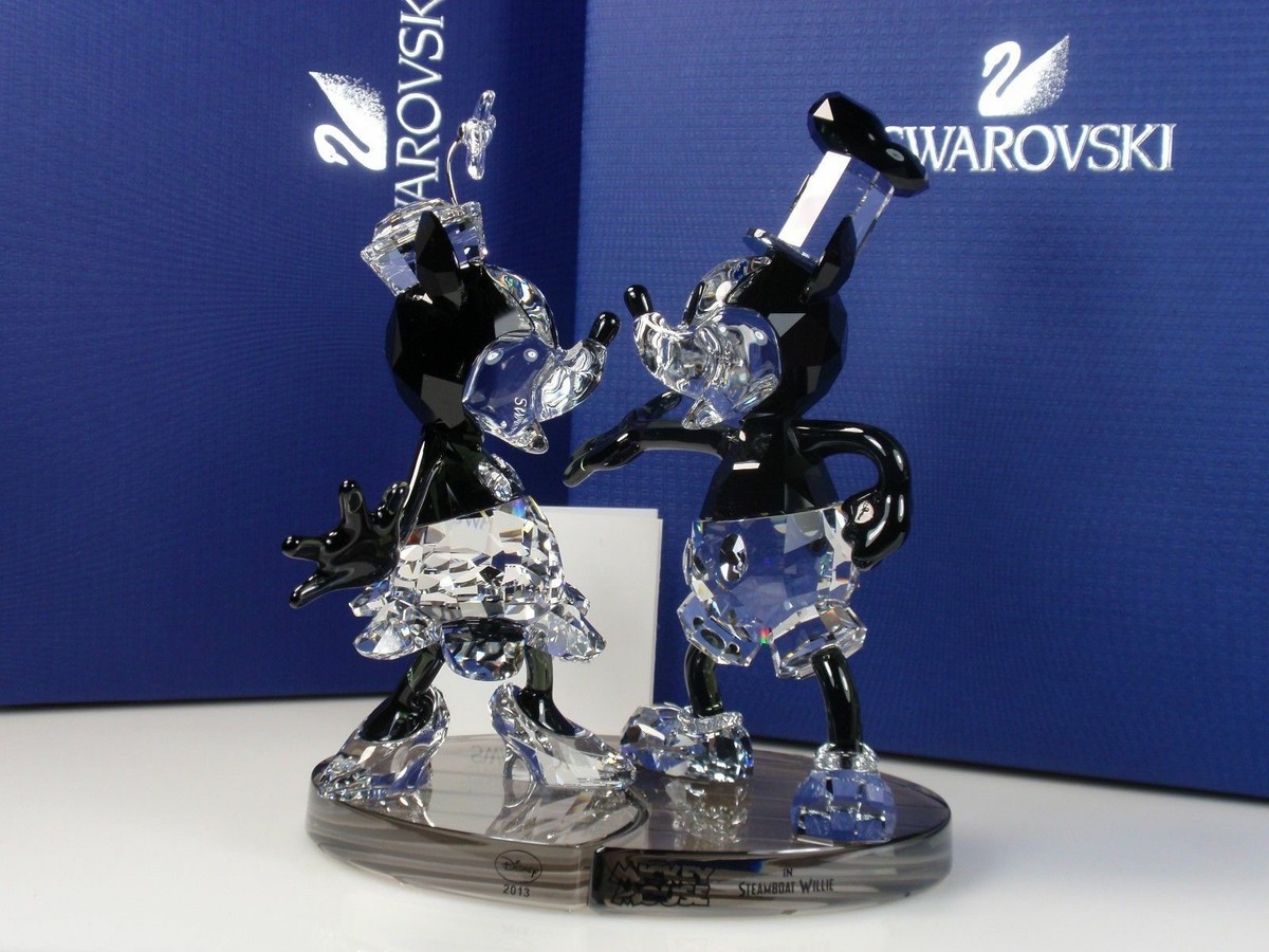 Swarovski Mickey Minnie Mouse Disney Steamboat Willie Limited 2013