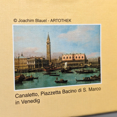 Puzzle 4000 Pièces ‘Venezia’ De Canaletto – MB, 1986, Vintage Rare