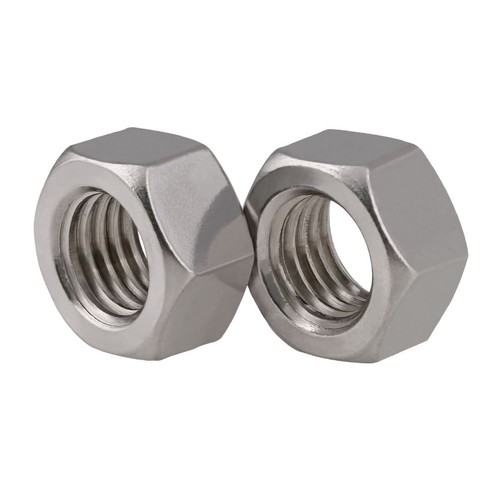 DIN934 Hex Nuts M1 to M30 All Sizes Choose A2 Stainless Steel Hexagon Nuts - Picture 4 of 8