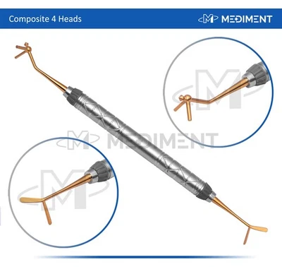 MEDIMENT Dental Multi-Function Composite Filling Instruments Non-Stick Titanium Coated