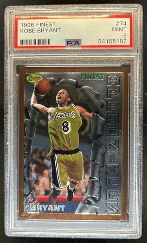 1996-97 Topps Finest Kobe Bryant Bronze #74 Lakers PSA 9